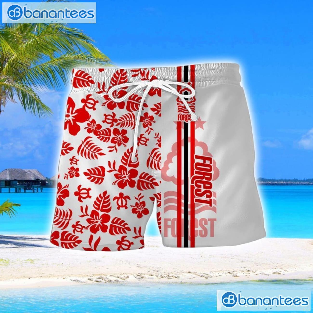 nottingham forest fc turtle flower pattern aloha hawaiian shirt and shorts beach set for men and women 1 image Nottingham Forest F.C Turtle Flower Pattern Aloha Hawaiian Shirt And Shorts Beach Set For Men And Women Product Photo 2