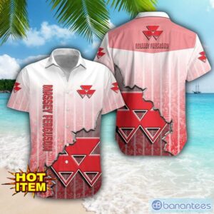 Massey Ferguson Logo Broken Wall Printed 3D Hawaiian Shirt For Fans Product Photo 1