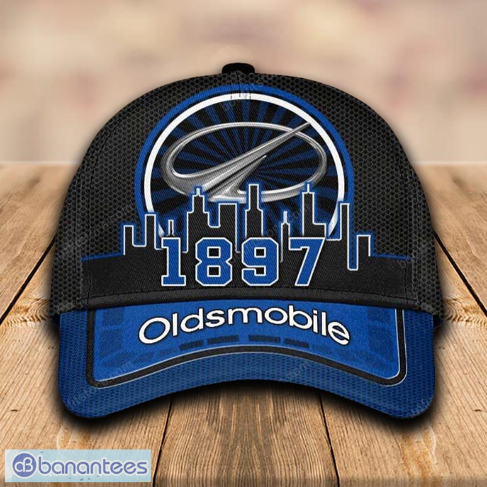 oldsmobile cap and hat blue black for mens gift fans summer all over print image Oldsmobile Cap And Hat Blue Black For Mens Gift Fans Summer All Over Print - Oldsmobile Cap And Hat Blue Black For Mens Gift Fans Summer All Over Print