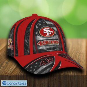 San Francisco 49ers USA Flag Patriotic Cap & Hat Print Independence Day For Fans - San Francisco 49ers USA Flag Patriotic Cap_1