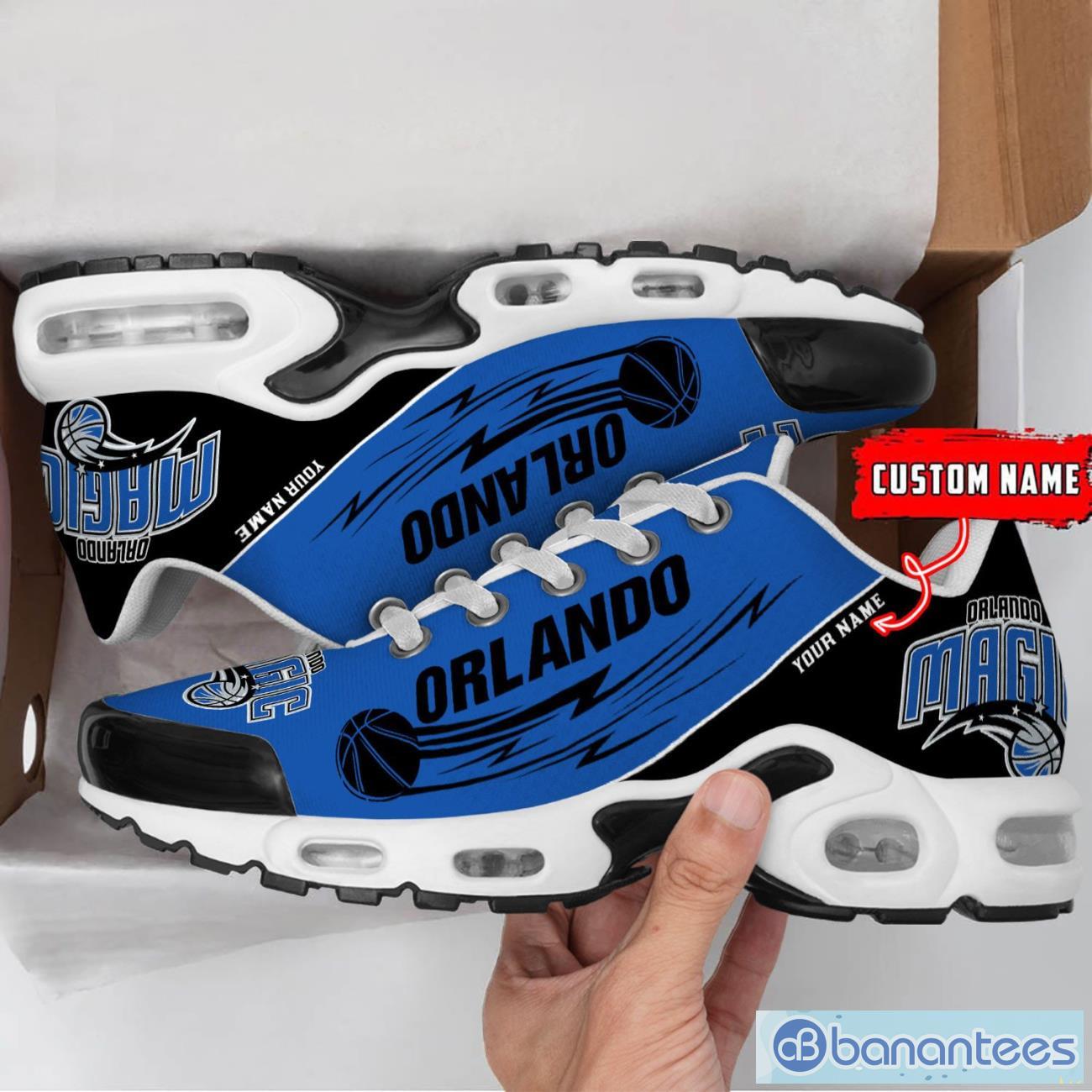 orlando magic nba air cushion sports shoes custom name tn sneakers for fans 1 image Orlando Magic NBA Air Cushion Sports Shoes Custom Name TN Sneakers For Fans Product Photo 2