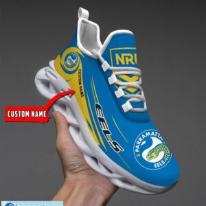 Parramatta Eels Personalized Name Gift Max Soul Shoes Men Women Team Shoes Product Photo 2