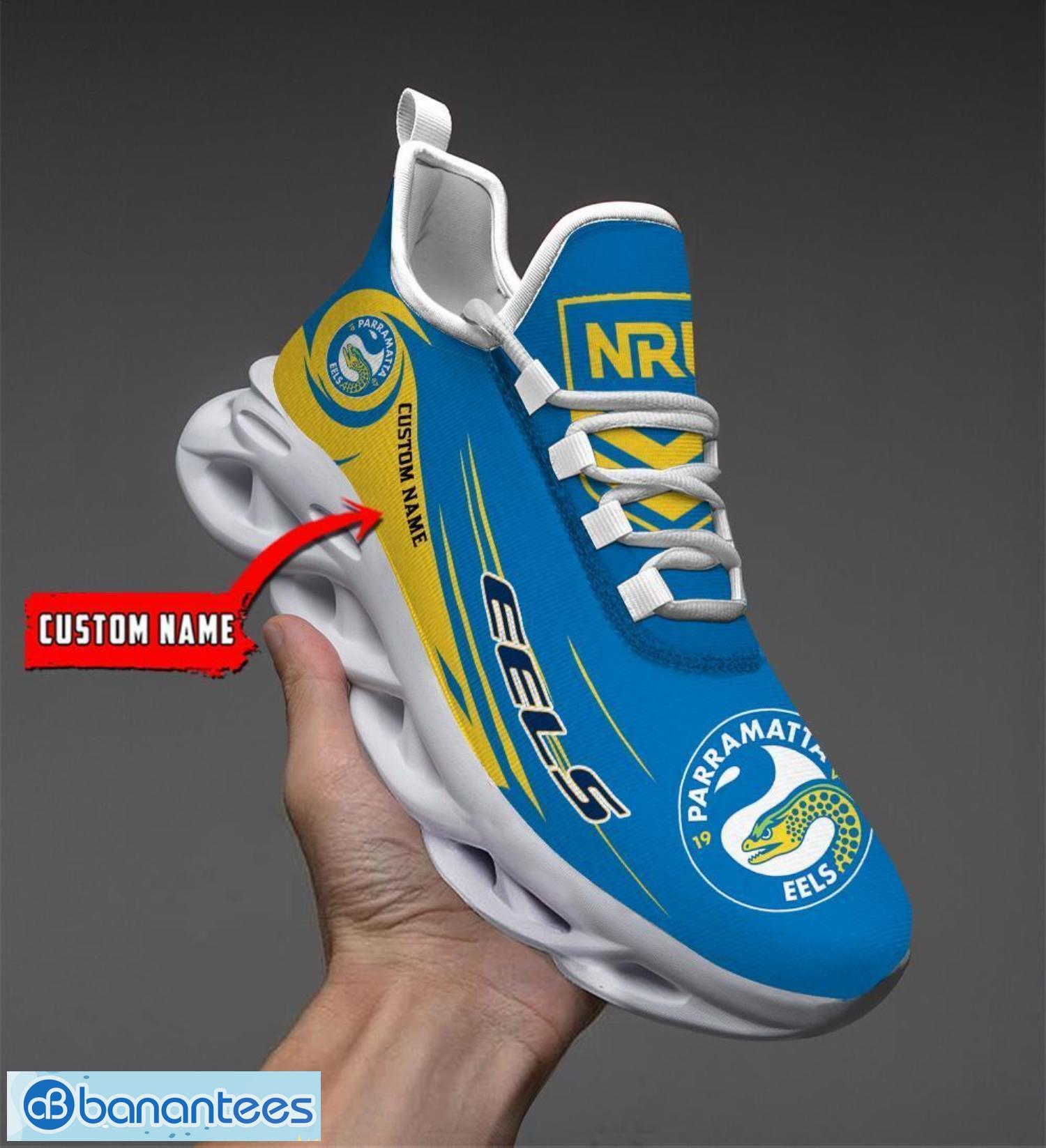 parramatta eels personalized name gift max soul shoes men women team shoes image Parramatta Eels Personalized Name Gift Max Soul Shoes Men Women Team Shoes Product Photo 1
