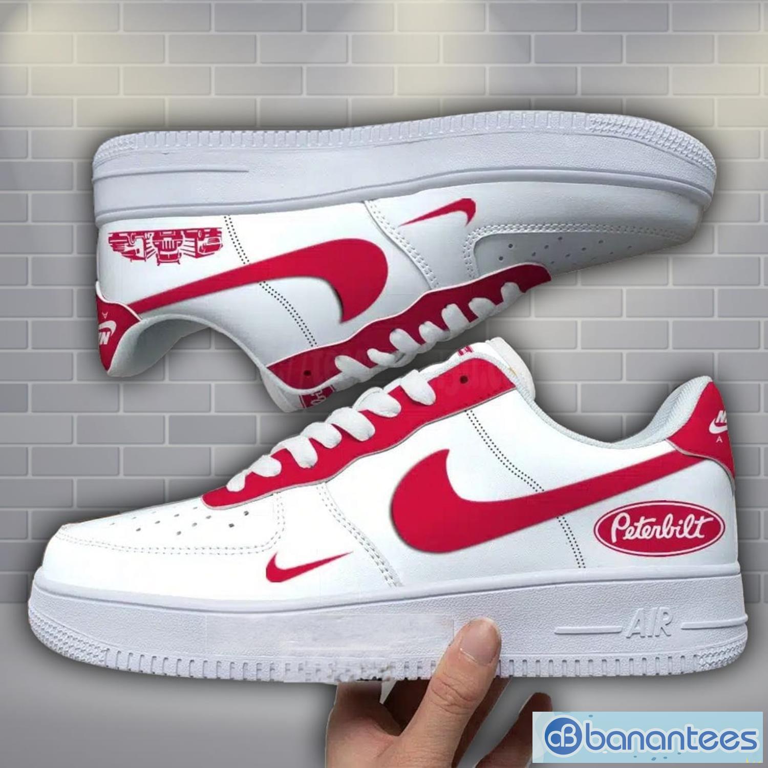 peterbilt motors company air force custom name af1 air force sneakers image Peterbilt Motors Company Air Force Custom Name AF1 Air Force Sneakers Product Photo 1