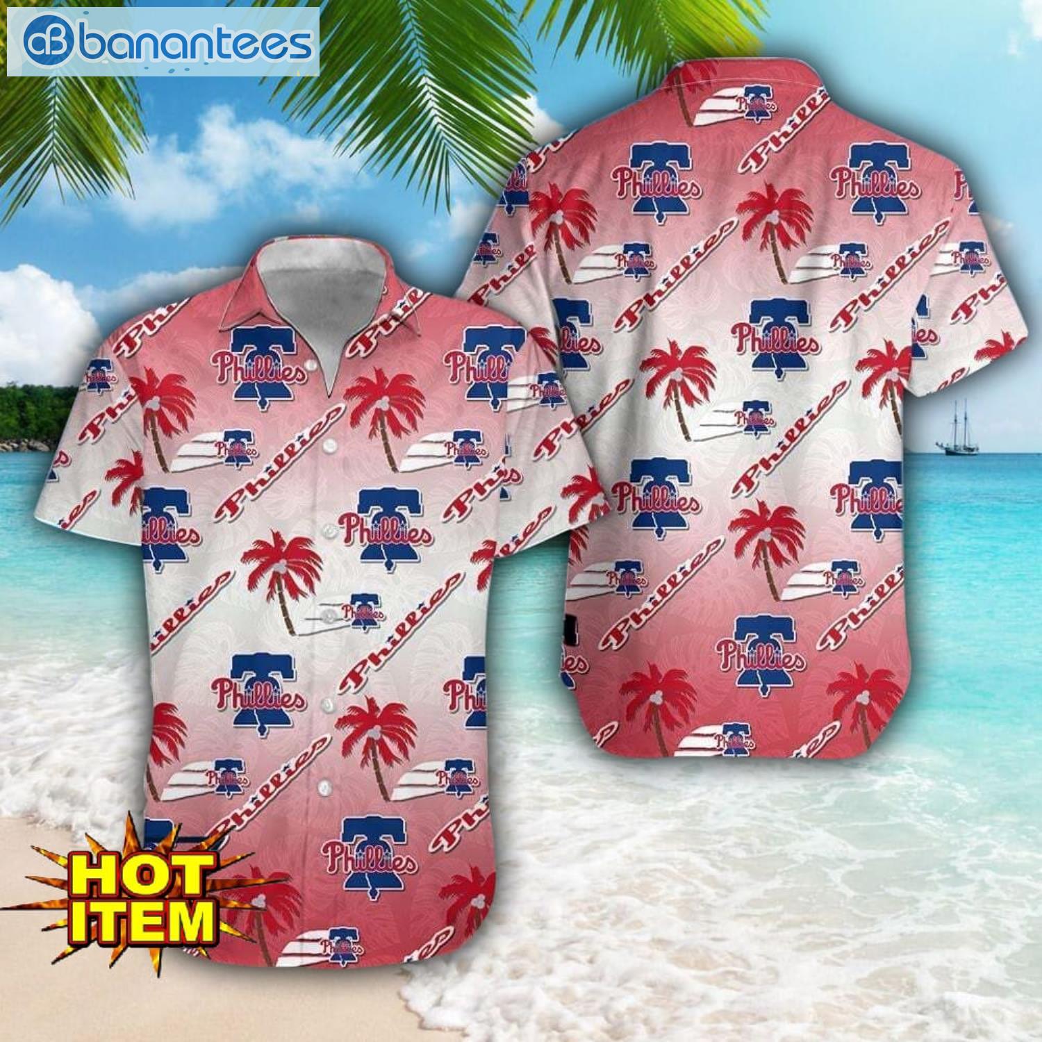 philadelphia phillies hawaii 3d printing tropical hawaiian shirt for men and women beach summer gift image Philadelphia Phillies Hawaii 3D Printing Tropical Hawaiian Shirt For Men And Women Beach Summer Gift Product Photo 1