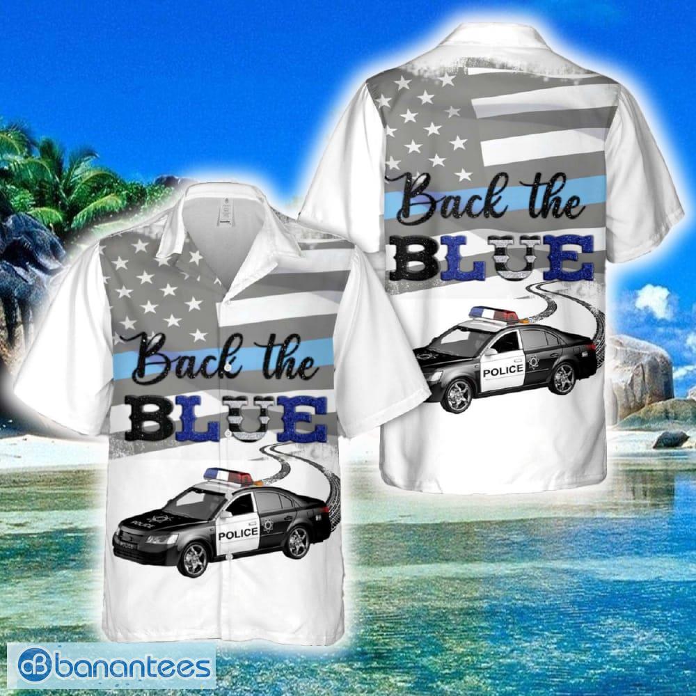 police back the blue flag hawaiian shirt for beach fans image Police Back The Blue Flag Hawaiian Shirt For Beach Fans - Police Back The Blue Flag Hawaiian Shirt For Beach Fans