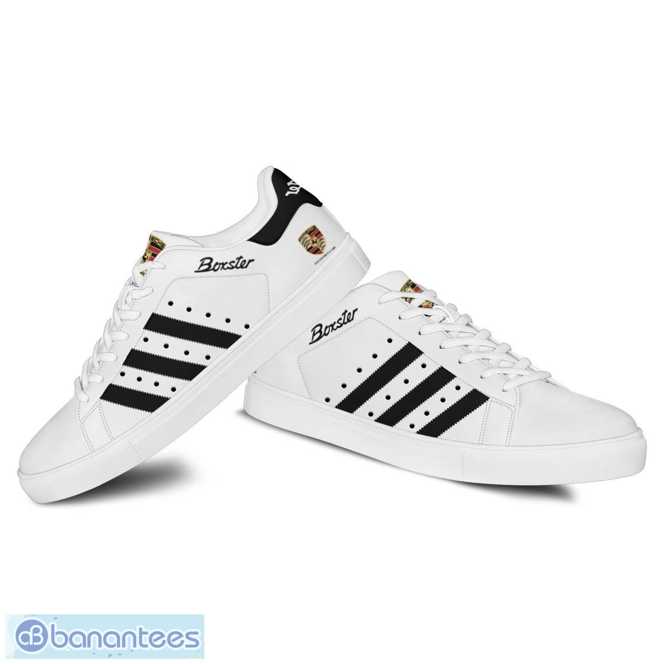 porsche boxster low top skate shoes vintage striped shoes gift for men and women 2 image Porsche Boxster Low Top Skate Shoes Vintage Striped Shoes Gift For Men And Women Product Photo 3