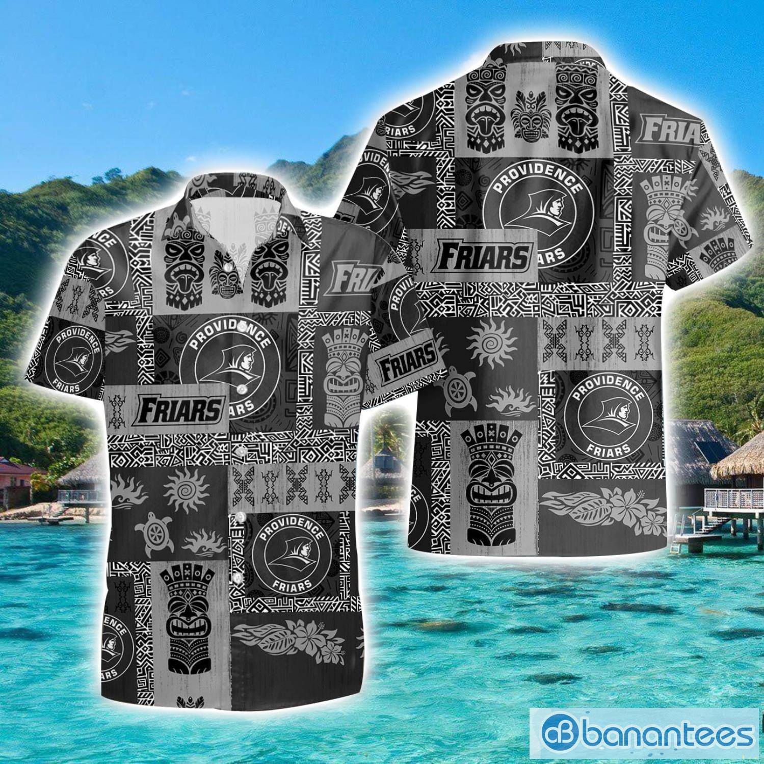 providence friars hawaiian tiki vintage patterns hawaiian shirt summer gift image Providence Friars Hawaiian Tiki Vintage Patterns Hawaiian Shirt Summer Gift Product Photo 1