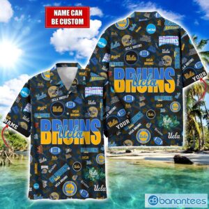 UCLA Bruins Football Beach Shirts Logo Custom Name Hawaiian Shirt Product Photo 1