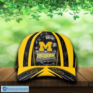 Michigan Wolverines USA Flag Patriotic Cap & Hat Print Independence Day For Fans - Michigan Wolverines USA Flag Patriotic Cap_3