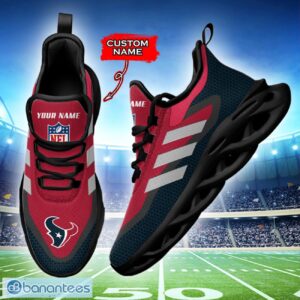 Houston Texans NFL Max Soul Shoes Sneakers Custom Name Big Striped Sneakers For Fans Product Photo 3