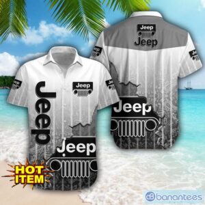 Jeep Logo Broken Wall Printed 3D Hawaiian Shirt For Fans Product Photo 1