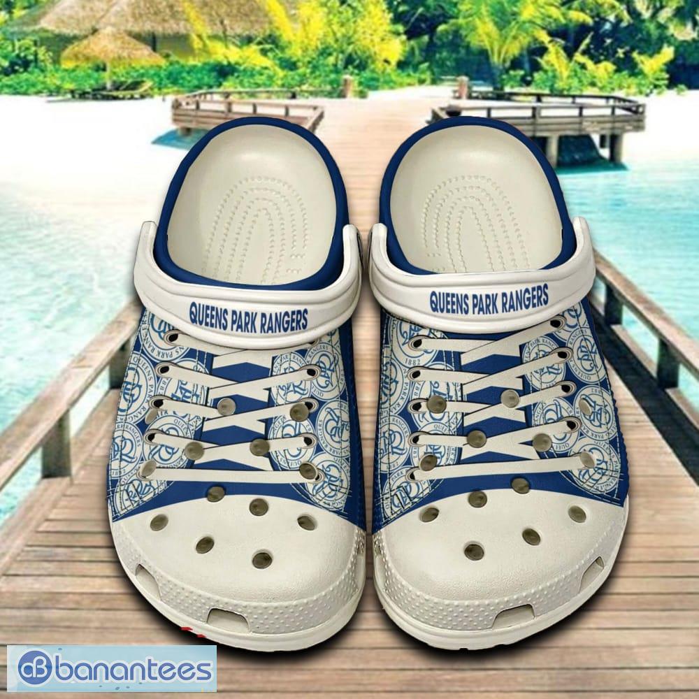 queens park rangers 3d clog shoes for fans summer beach all over print image Queens Park Rangers 3D Clog Shoes For Fans Summer Beach All Over Print - Queens Park Rangers 3D Clog Shoes For Fans Summer Beach All Over Print