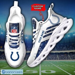 Indianapolis Colts NFL Max Soul Shoes Sneakers Custom Name All Printed Logo Team For Fans Product Photo 2