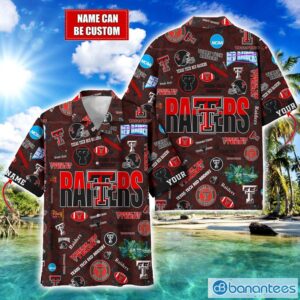 Texas Tech Red Raiders Football Beach Shirts Logo Custom Name Hawaiian Shirt Product Photo 1