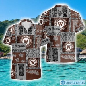 Western Michigan Broncos Tiki Vintage Patterns Hawaiian Shirt Summer Gift Product Photo 1