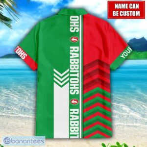 Custom Name South Sydney Rabbitohs NRL Hawaiian Shirt Gift Ideas For Summer Product Photo 2