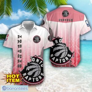 Toronto Raptors Logo Broken Wall Printed 3D Hawaiian Shirt For Fans Product Photo 1