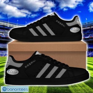 Pagani Automobili Low Top Skate Shoes Vintage Striped Shoes Gift For Men And Women Product Photo 3