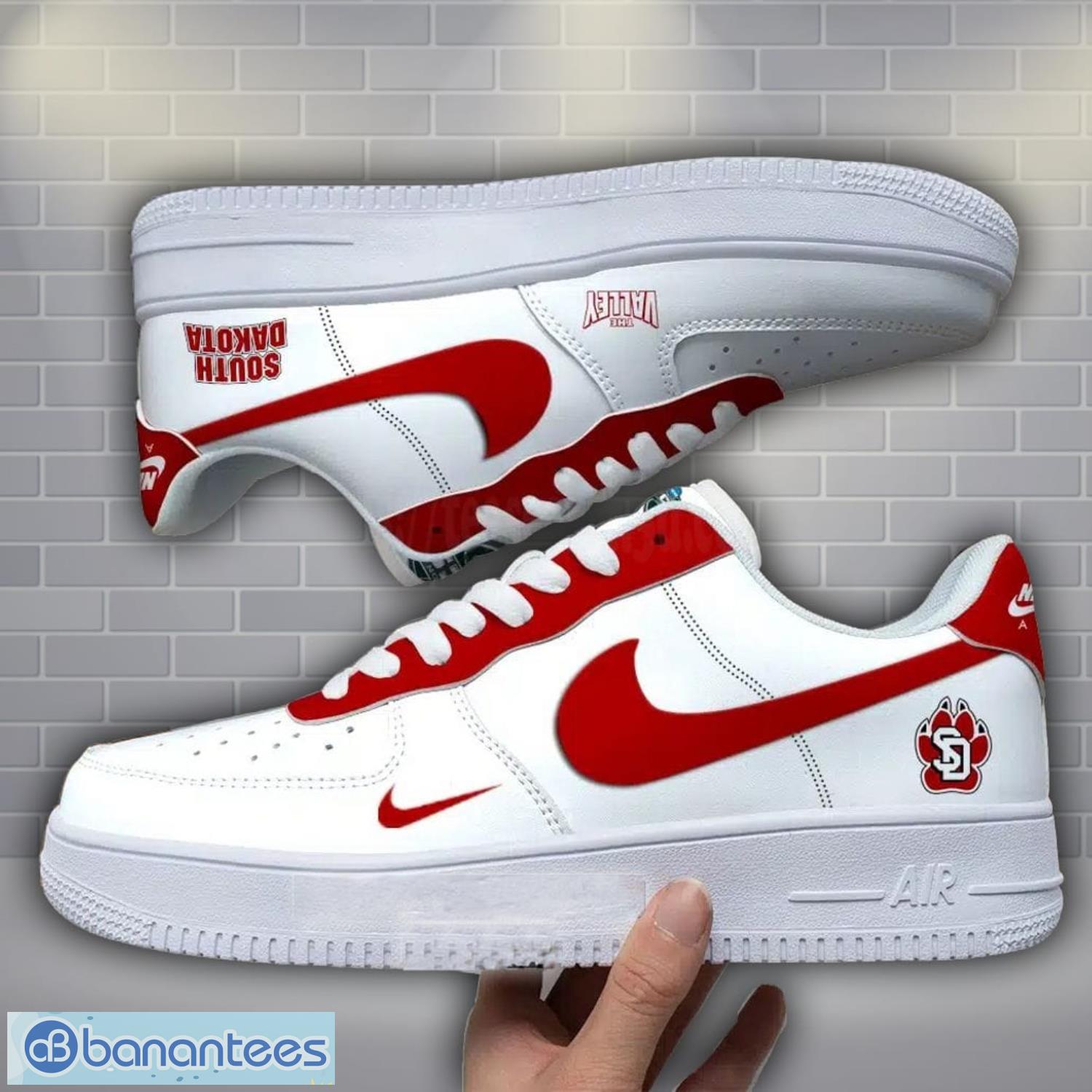 south dakota coyotes ncaa air force custom name af1 air force sneakers image South Dakota Coyotes NCAA Air Force Custom Name AF1 Air Force Sneakers Product Photo 1