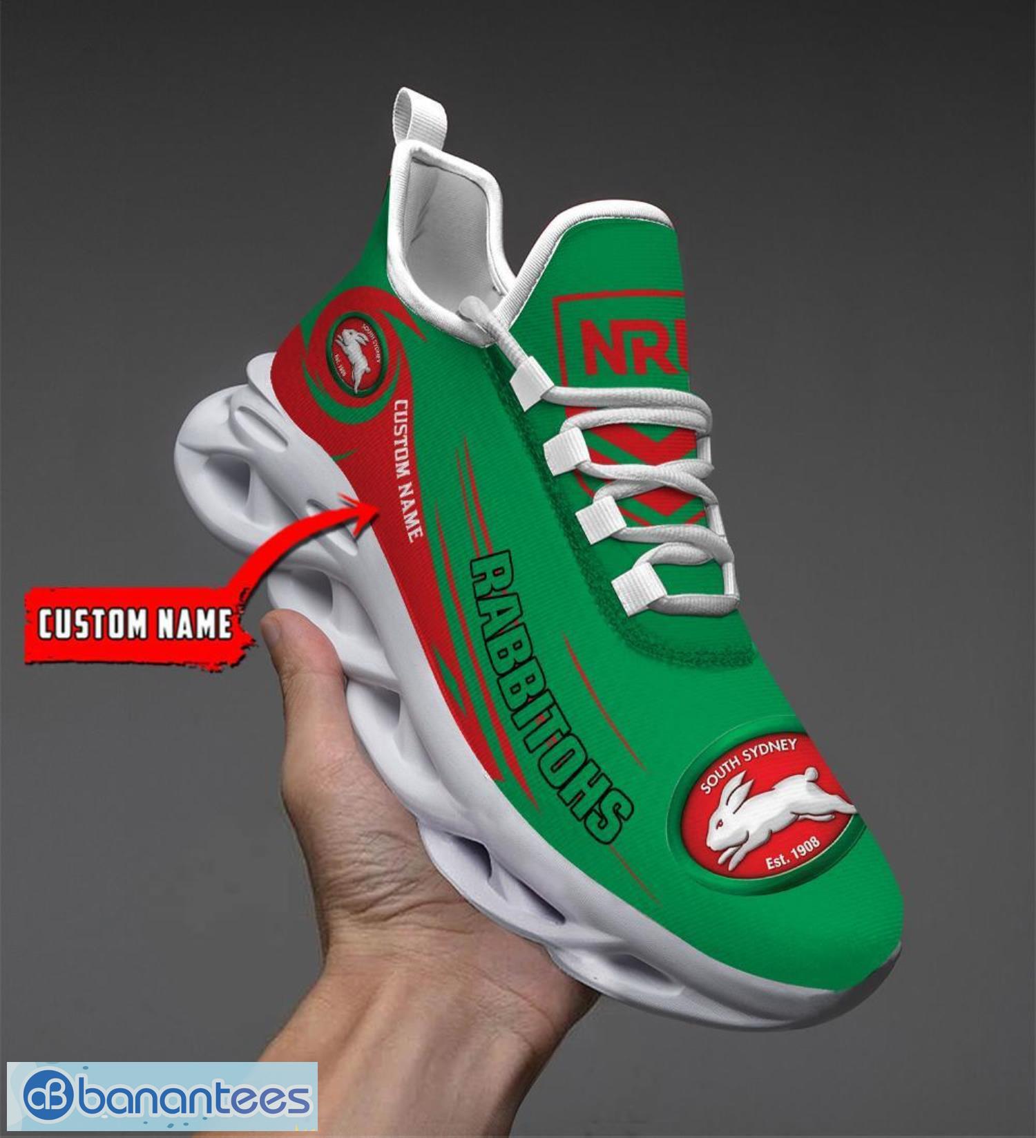 south sydney rabbitohs personalized name gift max soul shoes men women team shoes image South Sydney Rabbitohs Personalized Name Gift Max Soul Shoes Men Women Team Shoes Product Photo 1