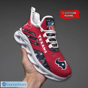 Houston Texans NFL Max Soul Shoes Sneakers Custom Name All Printed Logo Team For Fans Product Photo 1
