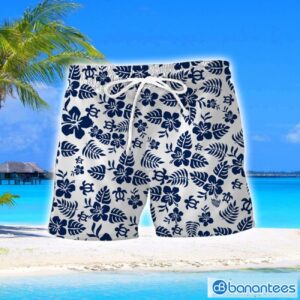Preston North End F.C Turtle Flower Pattern Aloha Hawaiian Shirt And Shorts Beach Set For Men And Women Product Photo 2