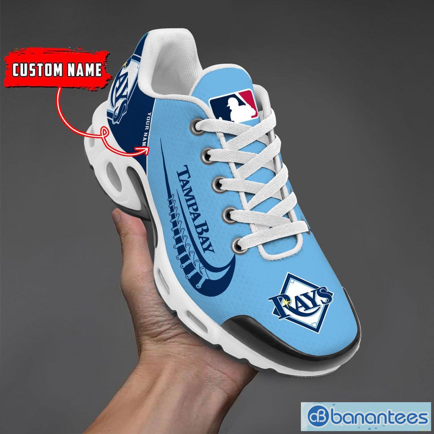 tampa bay rays mlb custom name air cushion sports shoes men women sneakers image Tampa Bay Rays MLB Custom Name Air Cushion Sports Shoes Men Women Sneakers Product Photo 1