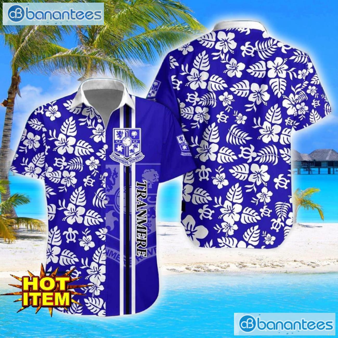 tranmere rovers turtle flower pattern aloha hawaiian shirt and shorts beach set for men and women image Tranmere Rovers Turtle Flower Pattern Aloha Hawaiian Shirt And Shorts Beach Set For Men And Women Product Photo 1
