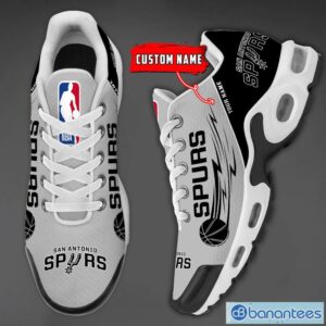 San Antonio Spurs NBA Air Cushion Sports Shoes Custom Name TN Sneakers For Fans Product Photo 3
