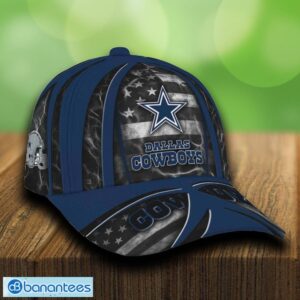 Dallas Cowboys USA Flag Patriotic Cap & Hat Print Independence Day For Fans - Dallas Cowboys USA Flag Patriotic Cap_1