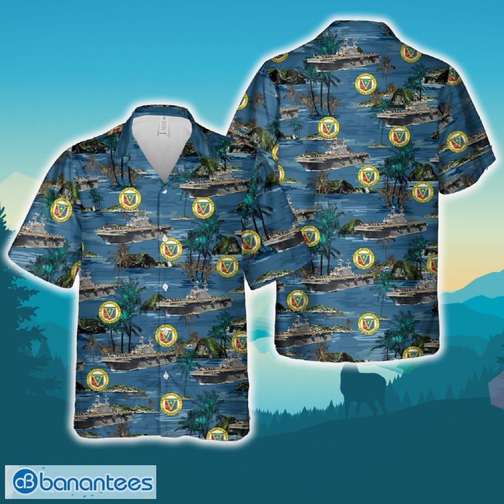 us navy uss peleliu lha 5 tarawa class amphibious assault ship hawaiian shirt image US Navy USS Peleliu (LHA 5) Tarawa class amphibious assault ship Hawaiian Shirt - US Navy USS Peleliu (LHA 5) Tarawa class amphibious assault ship Hawaiian Shirt