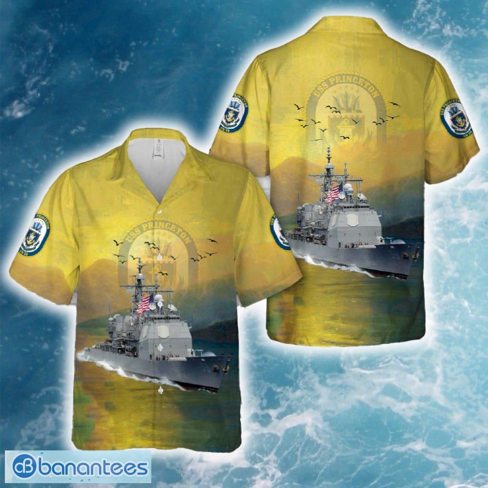 us navy uss princeton cg 59 ticonderoga class guided missile cruiser hawaiian shirt image US Navy USS Princeton (CG 59) Ticonderoga class guided missile cruiser Hawaiian Shirt - US Navy USS Princeton (CG 59) Ticonderoga class guided missile cruiser Hawaiian Shirt