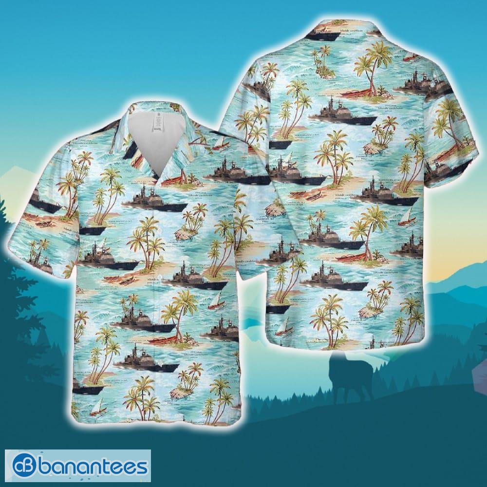 us navy uss ticonderoga cg 47 hawaiian shirt image US Navy USS Ticonderoga (CG 47) Hawaiian Shirt - US Navy USS Ticonderoga (CG 47) Hawaiian Shirt