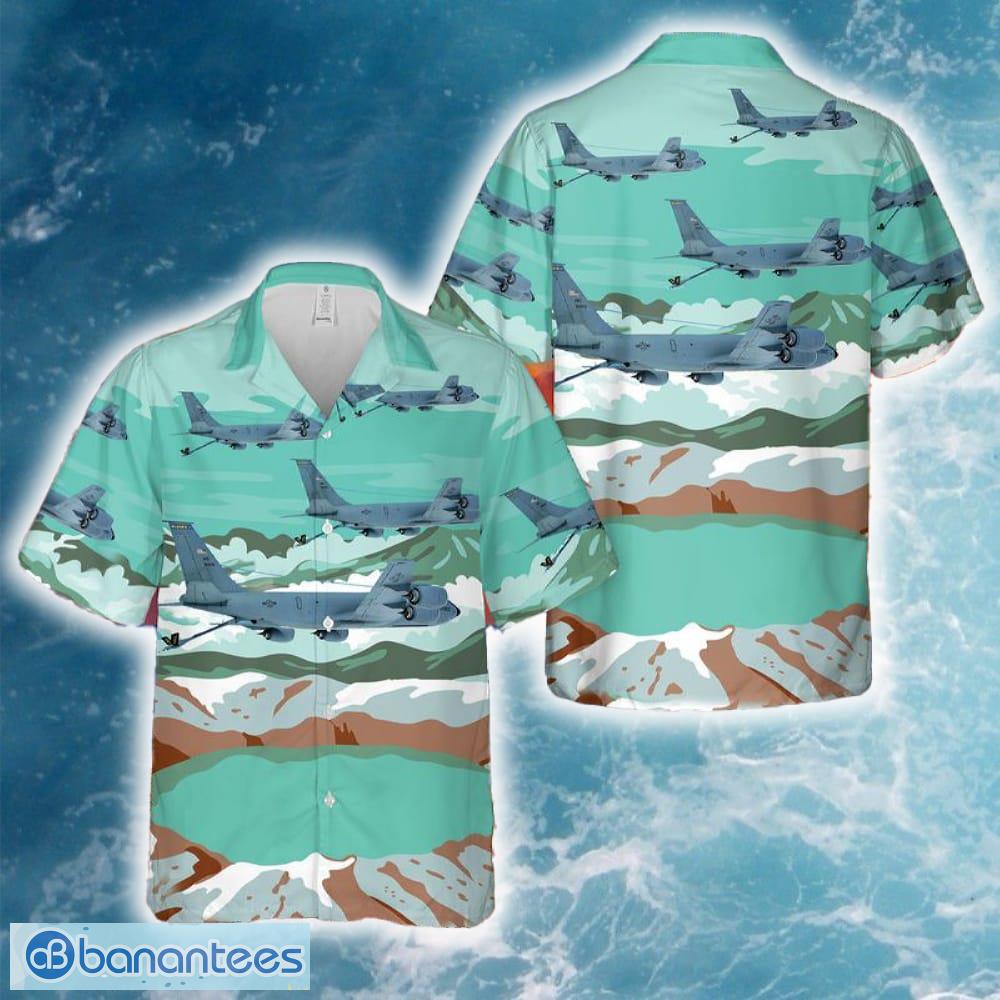 usaf alaska air national guard 168th air refueling squadron boeing kc35r stratotanker hawaiian shirt image USAF Alaska Air National Guard 168th Air Refueling Squadron Boeing KC35R Stratotanker Hawaiian Shirt - USAF Alaska Air National Guard 168th Air Refueling Squadron Boeing KC35R Stratotanker Hawaiian Shirt