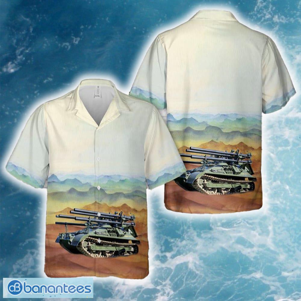 usmc m50a1 ontos hawaiian shirt image USMC M50A1 Ontos Hawaiian Shirt - USMC M50A1 Ontos Hawaiian Shirt