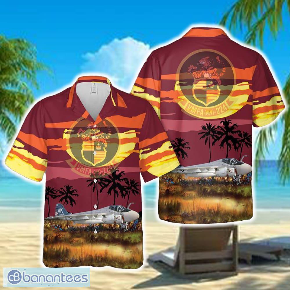 usmc vmfaaw 224 grumman a 6e intruder hawaiian shirt image USMC VMFA(AW) 224 Grumman A 6E Intruder Hawaiian Shirt - USMC VMFA(AW) 224 Grumman A 6E Intruder Hawaiian Shirt