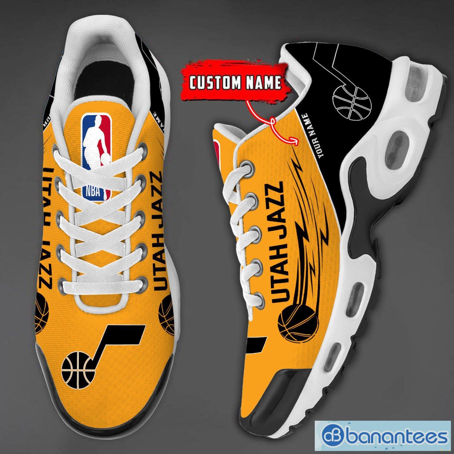 utah jazz nba air cushion sports shoes custom name tn sneakers for fans 1 image Utah Jazz NBA Air Cushion Sports Shoes Custom Name TN Sneakers For Fans Product Photo 2