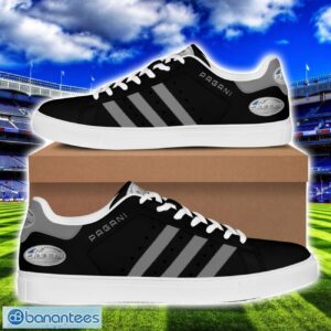 Pagani Automobili Low Top Skate Shoes Vintage Striped Shoes Gift For Men And Women Product Photo 1