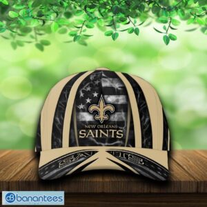 New Orleans Saints USA Flag Patriotic Cap & Hat Print Independence Day For Fans - New Orleans Saints USA Flag Patriotic Cap_3