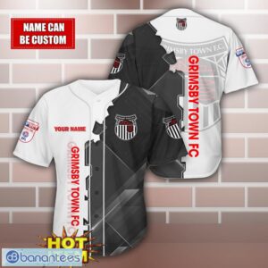 Grimsby Town Personalized Name 3D Baseball Jersey Shirt Product Photo 1