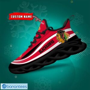 NHL Chicago Blackhawks Sneakers Clunky Max Soul Shoes Men Women Team Shoes Product Photo 2