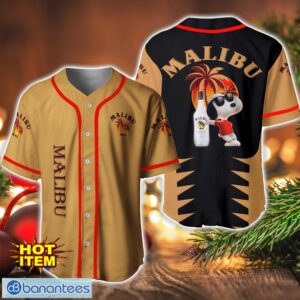Malibu Snoopy Baseball Jersey Shirt For Snoopy Lovers Gift Ideas Product Photo 1