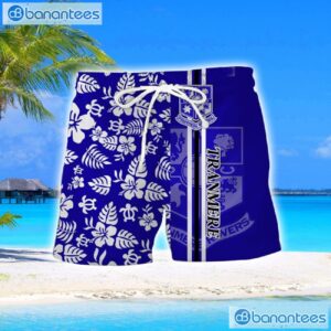 Tranmere Rovers Turtle Flower Pattern Aloha Hawaiian Shirt And Shorts Beach Set For Men And Women Product Photo 2