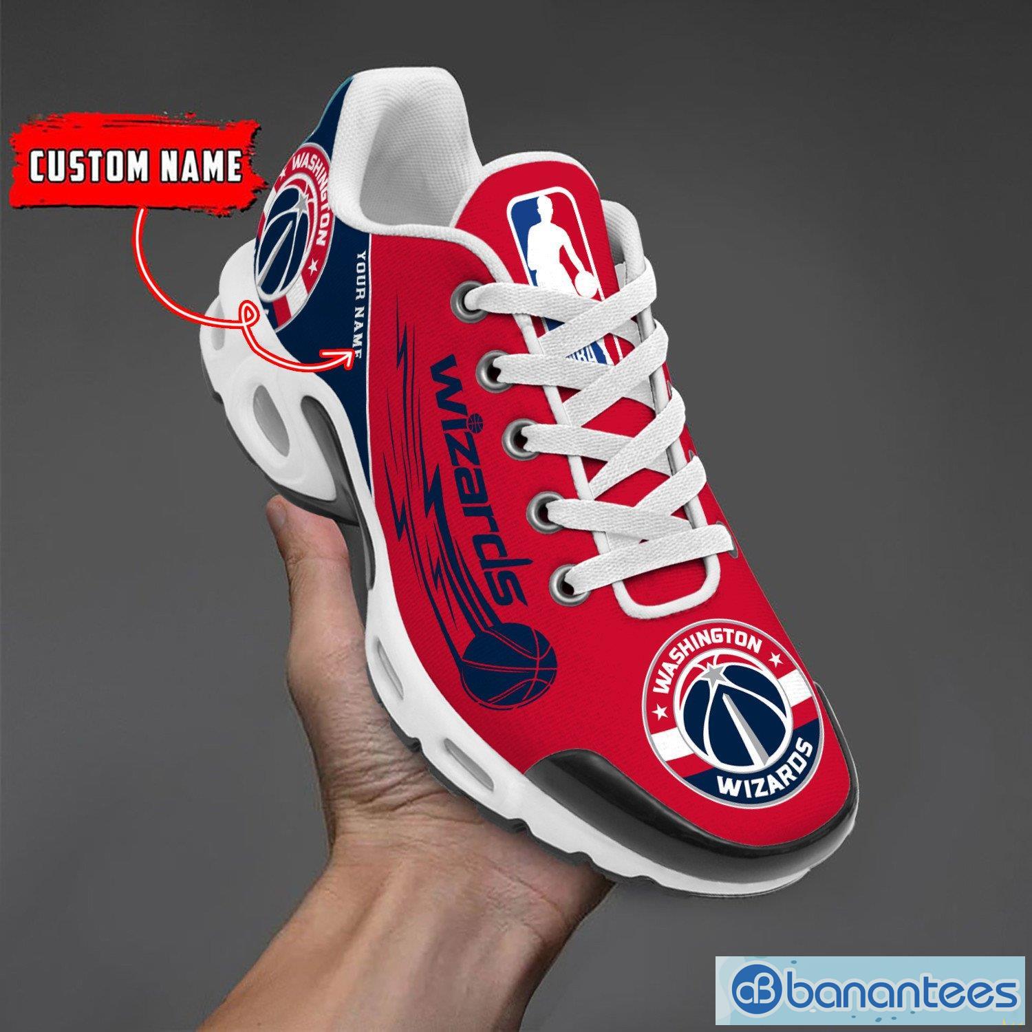 washington wizards nba air cushion sports shoes custom name tn sneakers for fans image Washington Wizards NBA Air Cushion Sports Shoes Custom Name TN Sneakers For Fans Product Photo 1