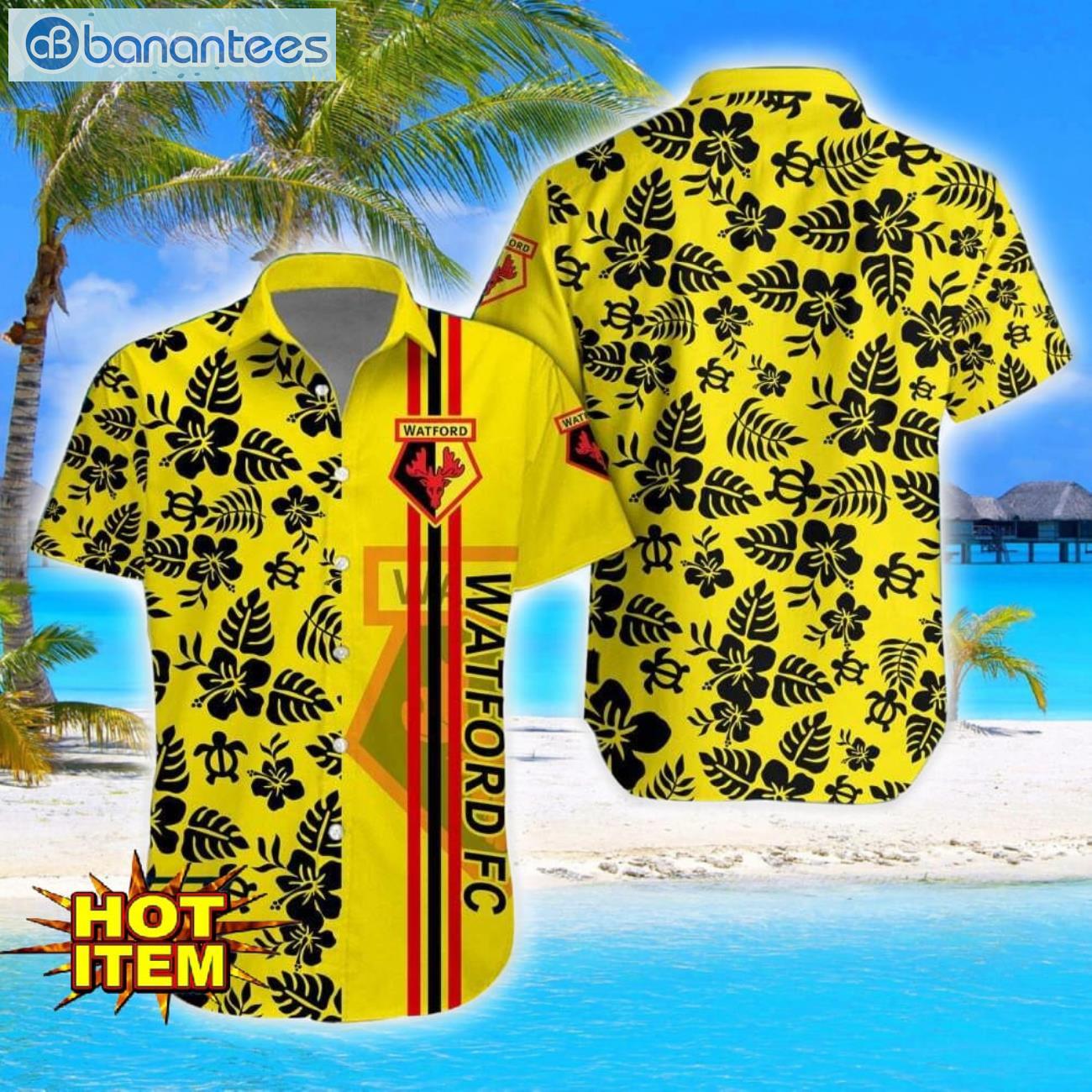 watford turtle flower pattern aloha hawaiian shirt and shorts beach set for men and women image Watford Turtle Flower Pattern Aloha Hawaiian Shirt And Shorts Beach Set For Men And Women Product Photo 1