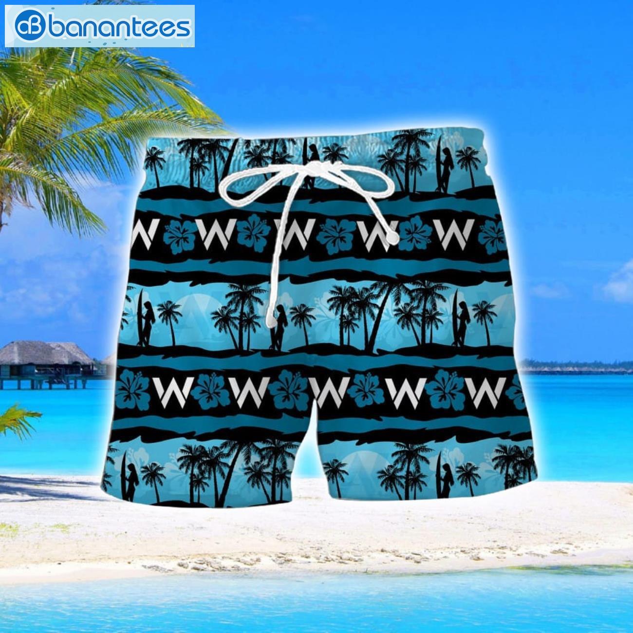 williams racing turtle flower pattern aloha hawaiian shirt and shorts beach set for men and women 1 image Williams Racing Turtle Flower Pattern Aloha Hawaiian Shirt And Shorts Beach Set For Men And Women Product Photo 2