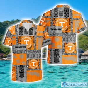 Tennessee Volunteers Tiki Vintage Patterns Hawaiian Shirt Summer Gift Product Photo 1
