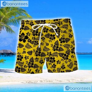Burton Albion F.C Turtle Flower Pattern Aloha Hawaiian Shirt And Shorts Beach Set For Men And Women Product Photo 2