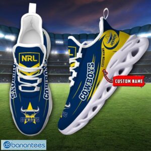 North Queensland Cowboys Personalized Name Gift Max Soul Shoes Men Women Team Shoes Product Photo 3